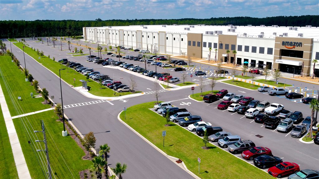 Amazon Fulfillment Center Parking lot