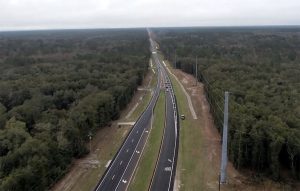 state road 21 paving project picture in middleburg, florida